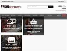 Tablet Screenshot of nymusicemporium.com